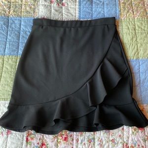 Ruffle mini skirt